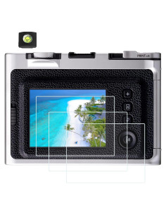 Protector de Pantalla HAOJIAO para Fujifilm Instax Mini EVO, 3 Piezas Vidrio Templado 0.3mm 9H