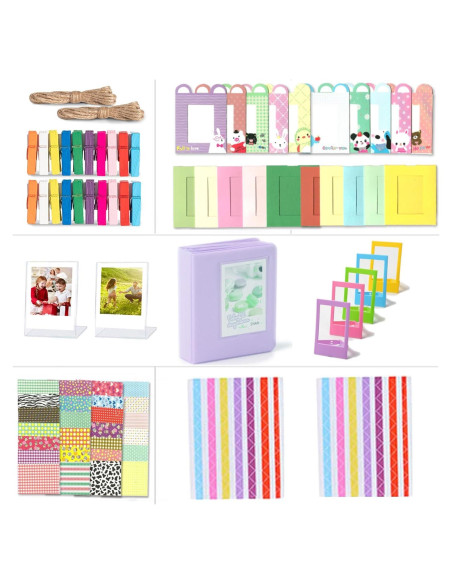 Accesorios para Cámara Fujifilm Instax Mini 12 - Álbum y Marcos