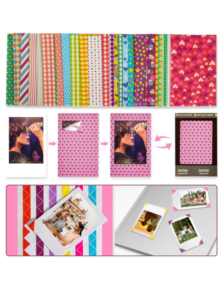 Accesorios para Cámara Fujifilm Instax Mini 12 - Álbum y Marcos