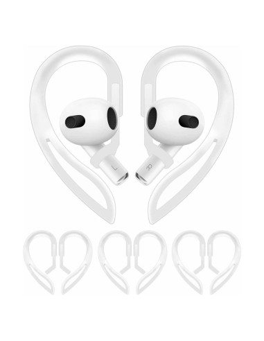 Ganchos para Orejas IiEXCEL Ajustables Antideslizantes AirPods