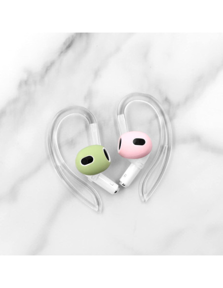 Ganchos para Orejas IiEXCEL Ajustables Antideslizantes AirPods