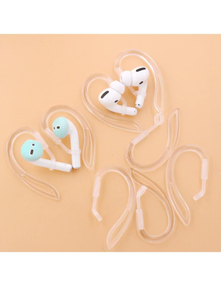 Ganchos para Orejas IiEXCEL Ajustables Antideslizantes AirPods