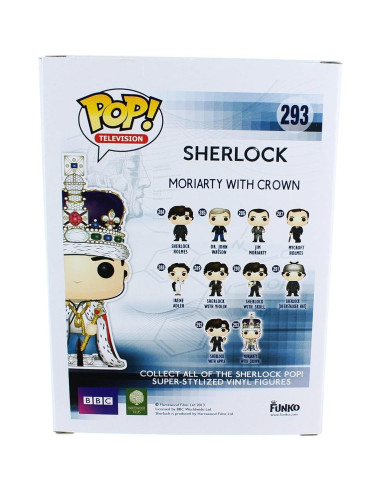 Funko Pop TV Sherlock - Figura Coleccionable Moriarty 9.5 cm