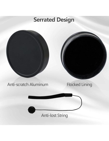 Tapa de Lente HIYQIN para Fuji Instax Wide Evo - Aluminio Negro