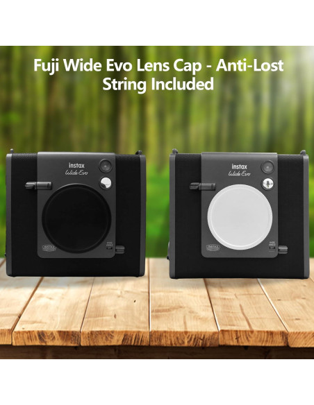 Tapa de Lente HIYQIN para Fuji Instax Wide Evo - Aluminio Negro