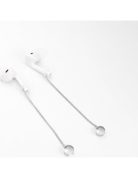 4 Pares de Correas Antipérdida para Auriculares Inalámbricos