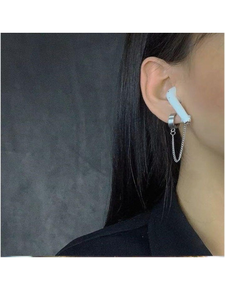 4 Pares de Correas Antipérdida para Auriculares Inalámbricos