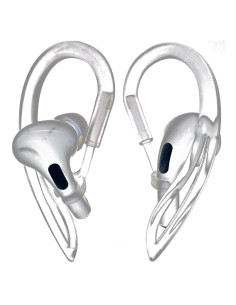 Ganchos Antideslizantes JNSA para AirPods Pro - 1 Par Transparente