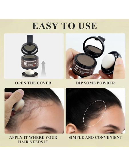 Polvo Húmedo para Retoque de Raíces SOVONCARE Marrón Claro 41 g Polvo Húmedo para Retoque de Raíces SOVONCARE Marrón Claro 41 g