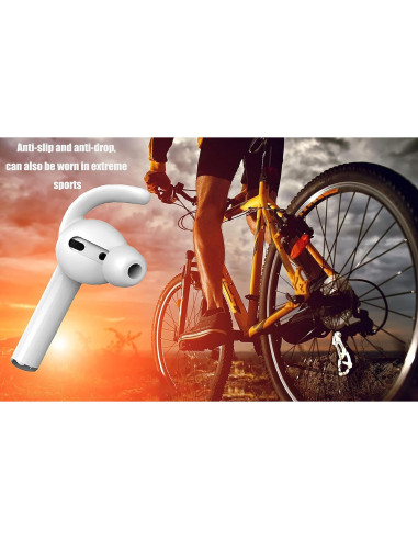 Ganchos de Silicona Antideslizantes para AirPods 1 y 2 - 2 Pares