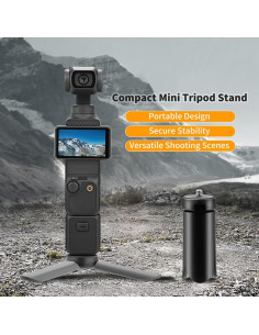 Trípode Mini Negro para DJI Osmo Pocket 3 - Soporte Portátil 2