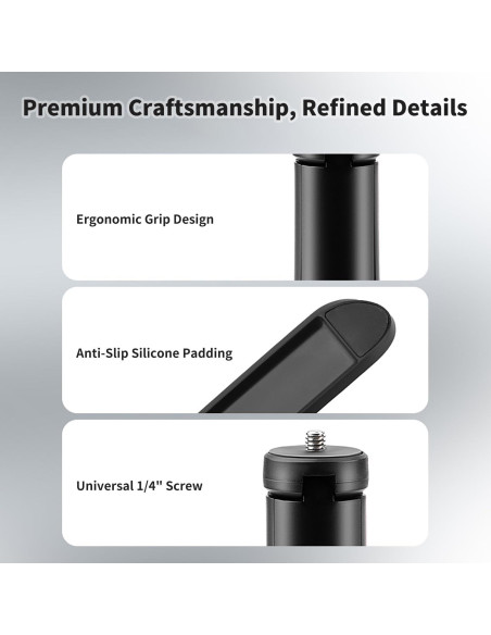 Trípode Mini Negro para DJI Osmo Pocket 3 - Soporte Portátil