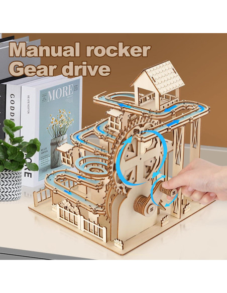 Juego de rompecabezas 3D LCOCWMY pista de canicas DIY