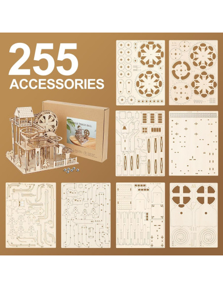 Juego de rompecabezas 3D LCOCWMY pista de canicas DIY