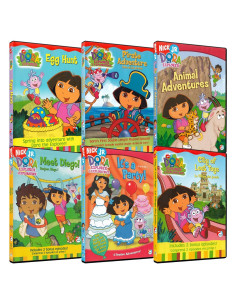 Dora la Exploradora 6-Pack DVD Color Aventura Infantil