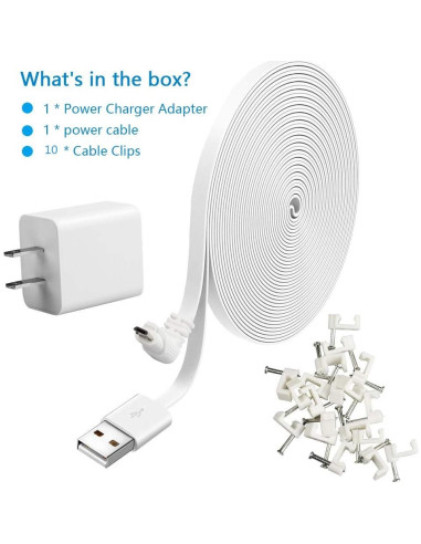 Cable de Carga 3M FARSAIL para Arlo Pro y Pro 2 Impermeable