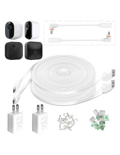 Cable de carga exterior AYIIFEI 7.92m para Arlo y Blink