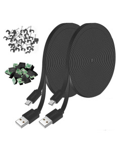 Cable de Extensión de Poder JJMASEE 8m Micro USB para Cámaras