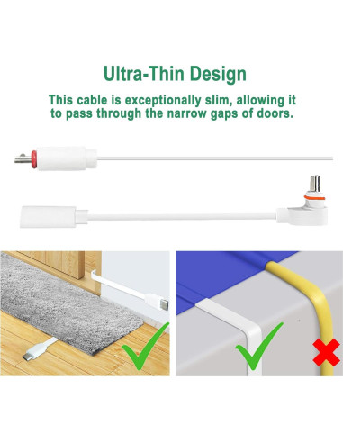 Cable de carga exterior AYIIFEI 7.92m para Arlo y Blink