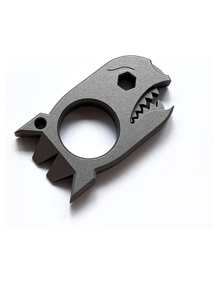 Barra de Palanca EDC LULAOLIU de Titanio 61mm Gris