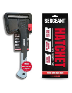 Hacha de Camping SERGEANT SGT-14, Acero Alto Carbono, 35.56 cm