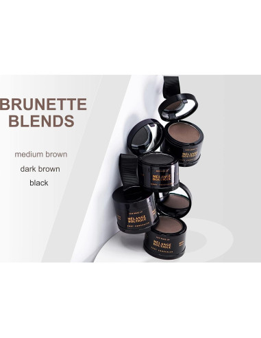 Polvo Corrector de Raíces Marrón Medio Mélange Boutique - 40g