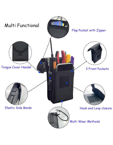 Bolsa de Herramientas de Cintura FAUDRECRO Nylon Resistente