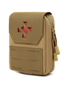 Bolsa EMT Molle Lemubeane Táctica 11.94x5.08x16cm Marrón