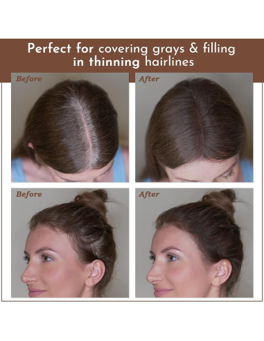 Polvo Corrector de Raíces Marrón Medio Mélange Boutique - 40g