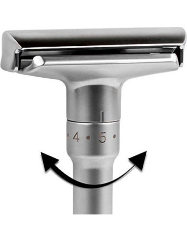 Maquinilla de Afeitar Clásica QSHAVE Doble Cuchilla Ajustable