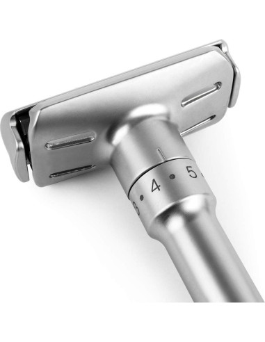 Maquinilla de Afeitar Clásica QSHAVE Doble Cuchilla Ajustable