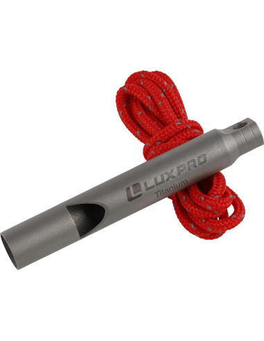 Silbato de Titanio LUXPRO LP73 Ultra-Ligero para Emergencias
