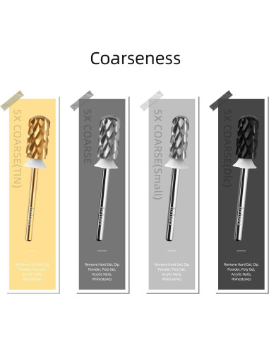 Broca de Uñas de Barril de Seguridad 5XC hytoos Titanio 2.35mm