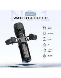 Scooter Submarino LEFEET P1 Profesional 60m IPX8 500W 2