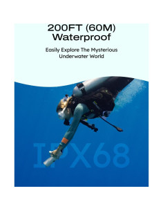 Scooter Submarino LEFEET P1 Lite - 60m Impermeable, 1.8kg 2