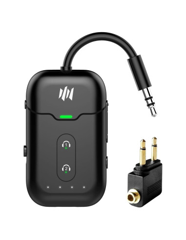 Adaptador Bluetooth 5.4 Beeitzie B103 2-en-1 para Aviones