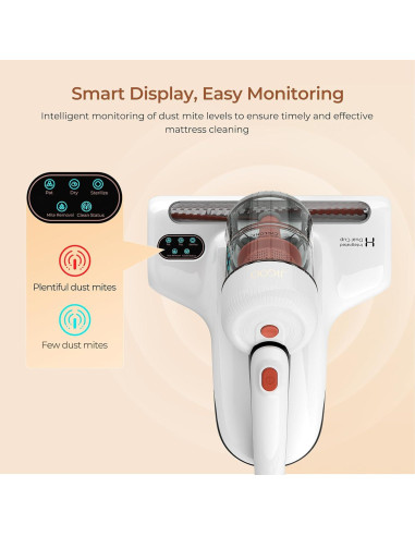 Aspiradora de Colchón JIGOO J200 500W con Filtro HEPA