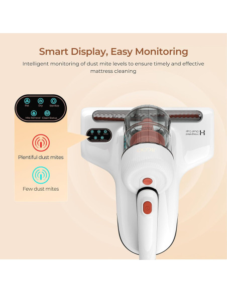 Aspiradora de Colchón JIGOO J200 500W con Filtro HEPA