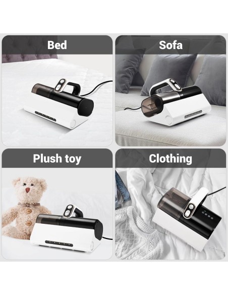 Aspiradora de Mano Dizikzo 500W con Filtro HEPA y Luz LED