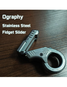Deslizador de Fidget Ography Acero Inoxidable Alivio Estrés 2