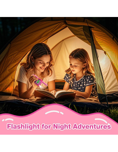 Walkie Talkies BATURU para Niñas 2-Pack Rosa 4-8 Años