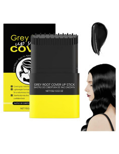 Stick de Color de Cabello 2 en 1 OZDOZD Negro - Peine Incorporado