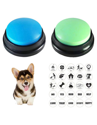 Botones de Comunicación para Perros Bifofo - Grabación 30s (2 Pzs)