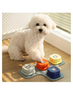 Botones de Habla para Perros MEWOOFUN con Alfombrilla Antideslizante