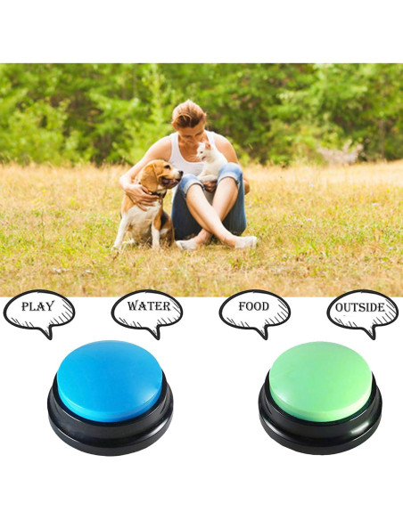 Botones de Comunicación para Perros Bifofo - Grabación 30s (2 Pzs)