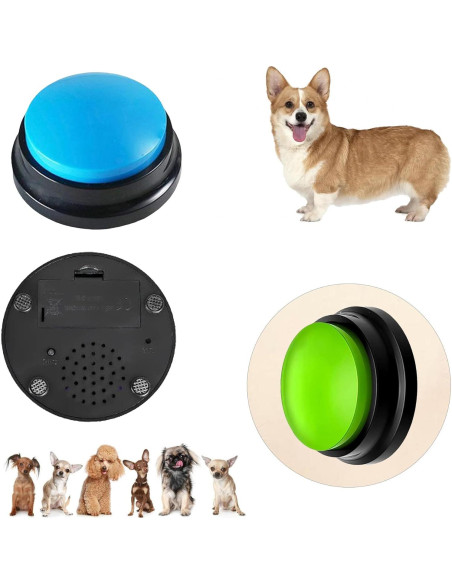 Botones de Comunicación para Perros Bifofo - Grabación 30s (2 Pzs)