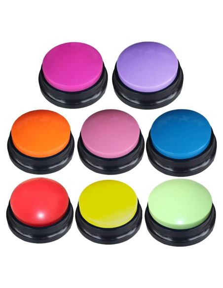 Botón de Grabación de Voz 8 Colores 30 Segundos - Juguete Interactivo
