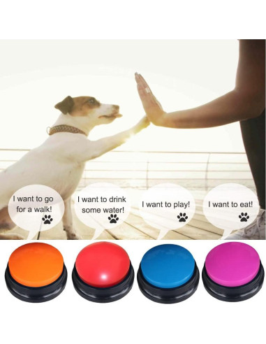 Botón de Grabación de Voz 8 Colores 30 Segundos - Juguete Interactivo