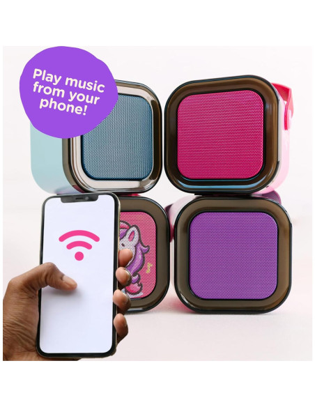 Mini Máquina de Karaoke Move2Play Rosa para Niños 20 Canciones