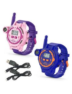 Walkie Talkie Recargable para Niños Gantan con Linterna 100m